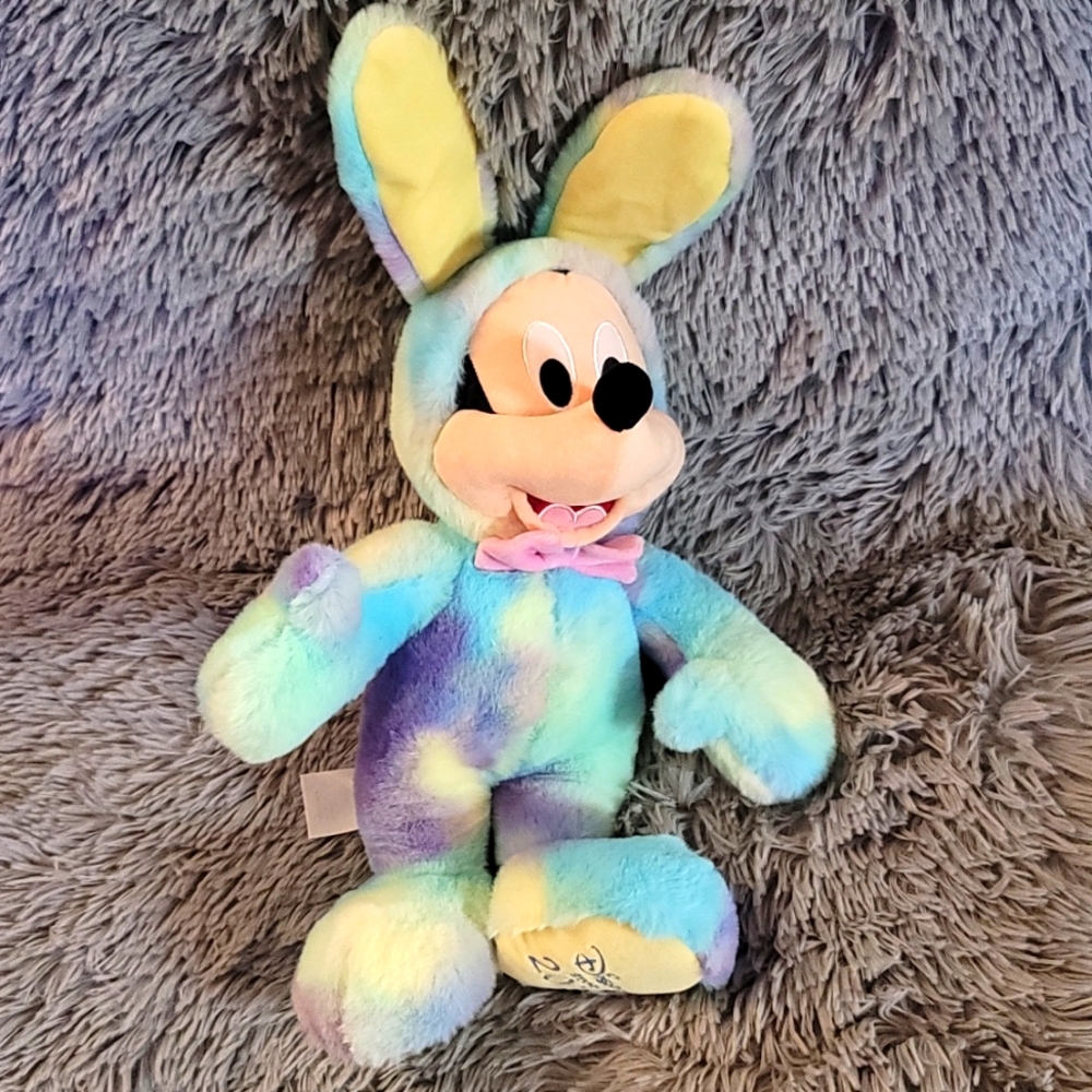 Disney Mickey Mouse Easter Bunny Brand New Plush Soft